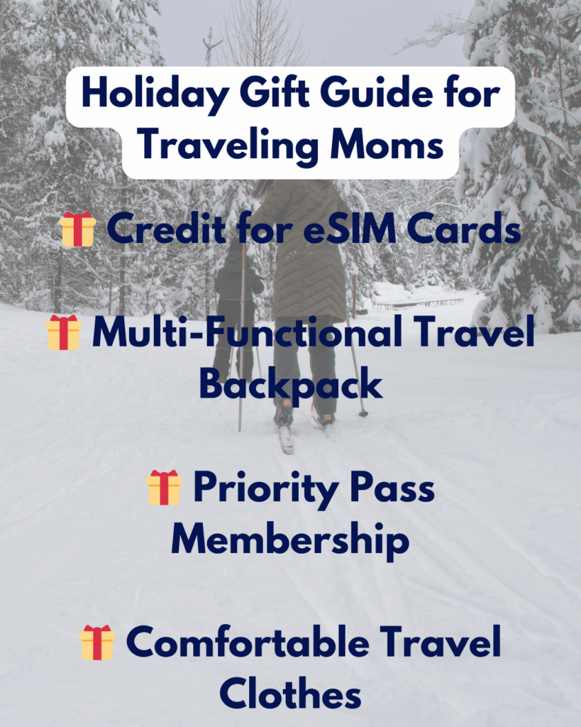 Gift guide for traveling moms