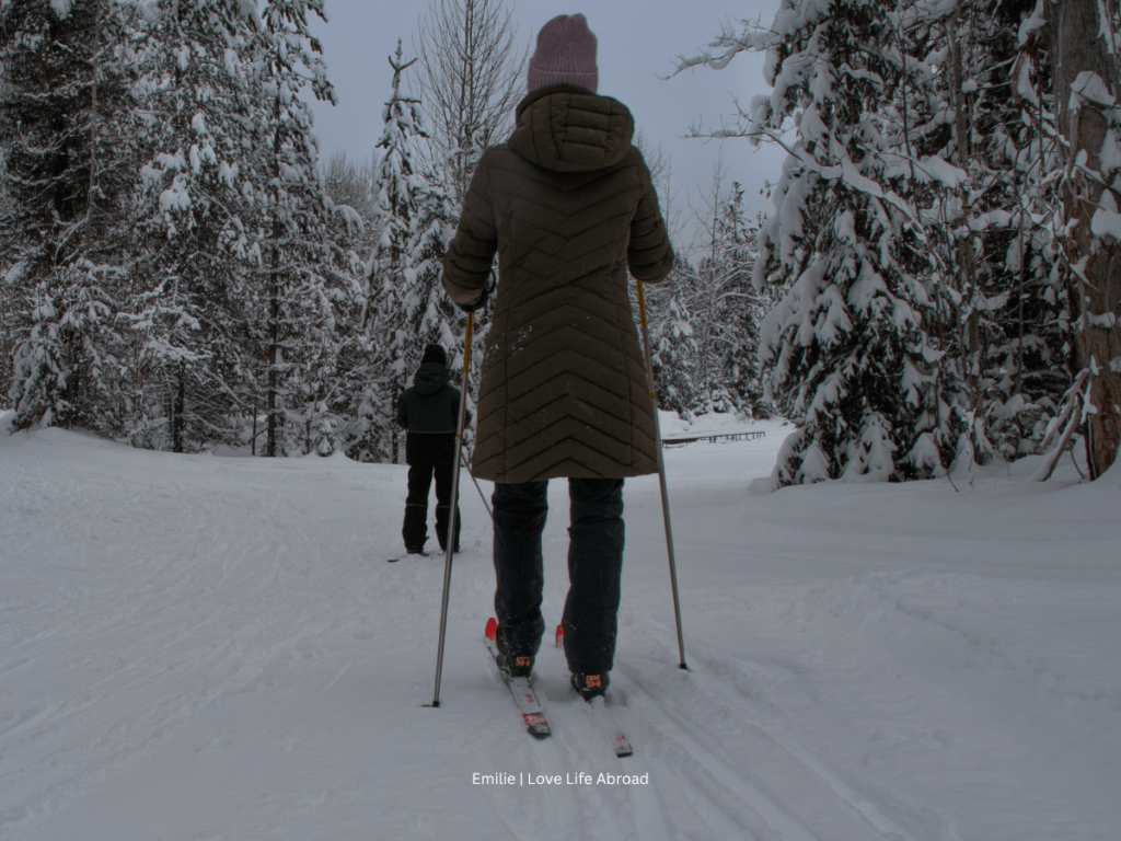 We went cross-country skiing at Caledonia Nordic Ski Club It was my sons first time but not the last.