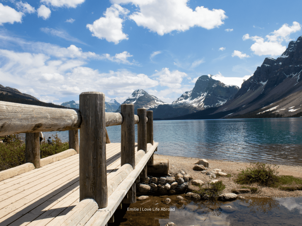 Bow Lake in Banff National Park