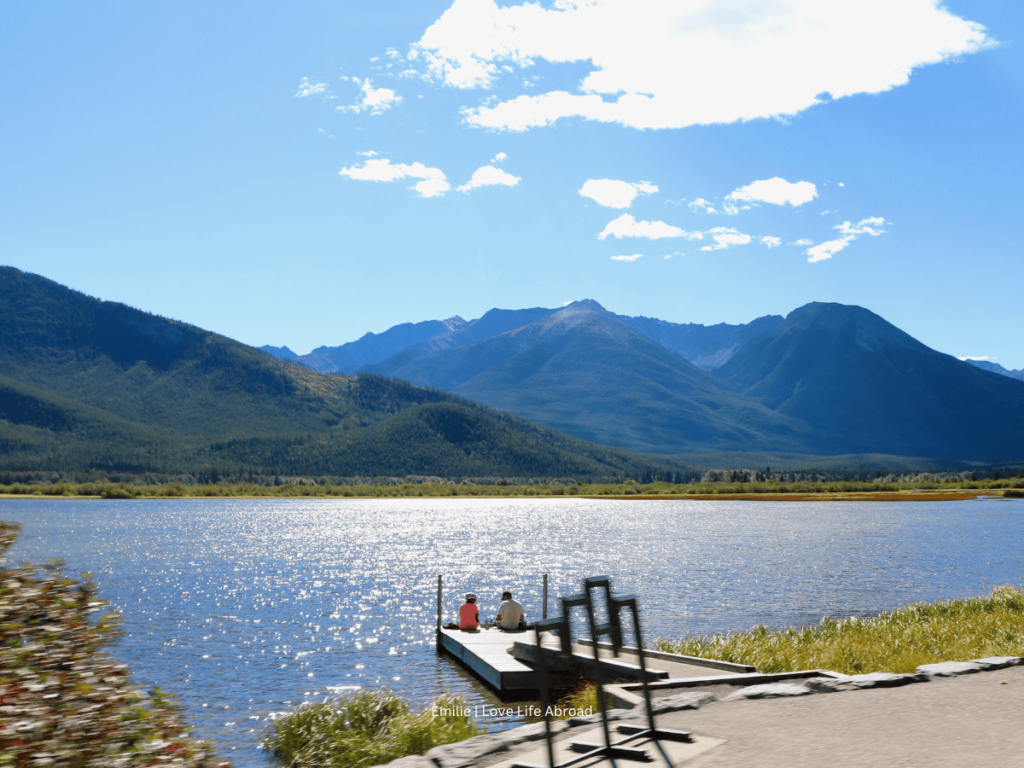 Vermillion Lakes in Banff National Park is the perfect place to watching the sunset. There is also a nice dock to relax after a day of hiking