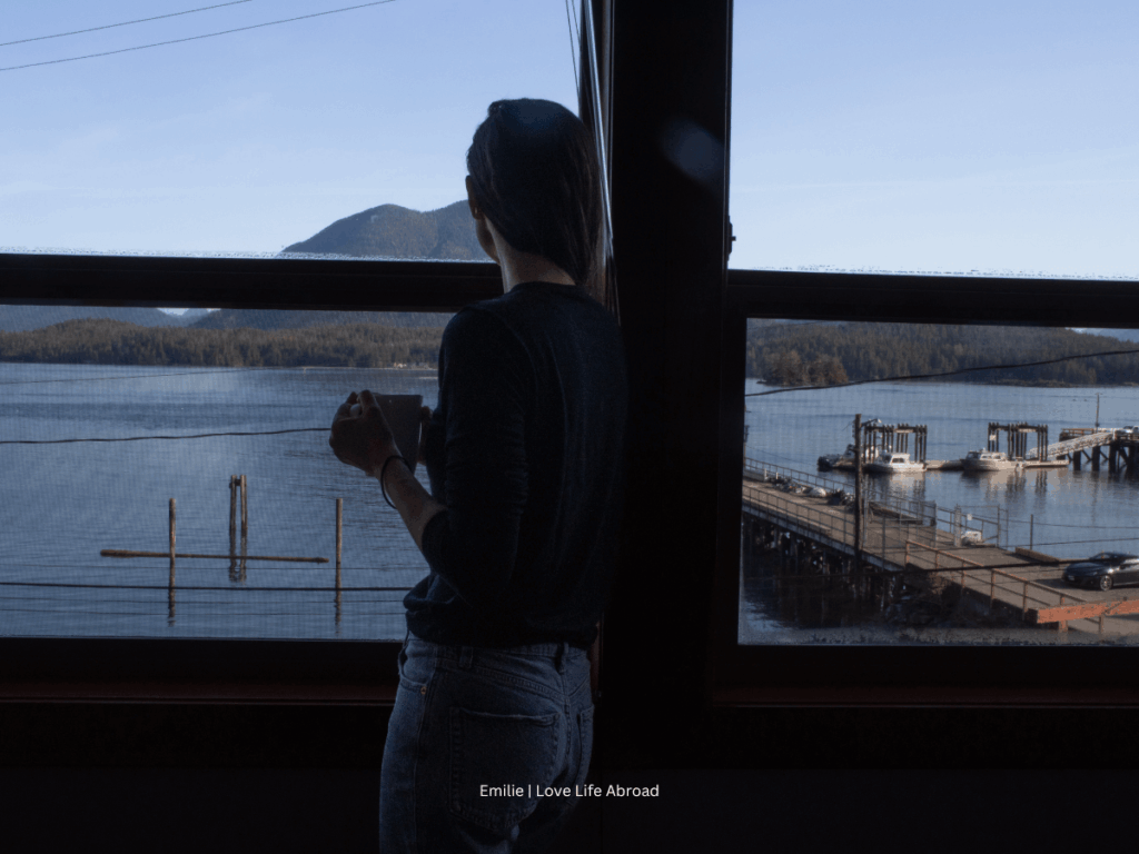 The view from our family room at HI Tofino 1 » Love Life Abroad The view from our family room at HI Tofino